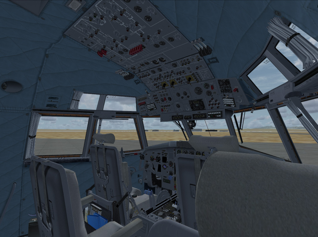 Navigator Seat Cockpit View